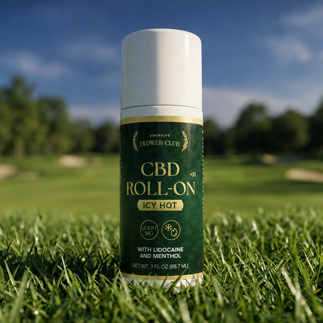 CBD Roll-On Icy Hot 2000 MG with Lidocaine and Menthol