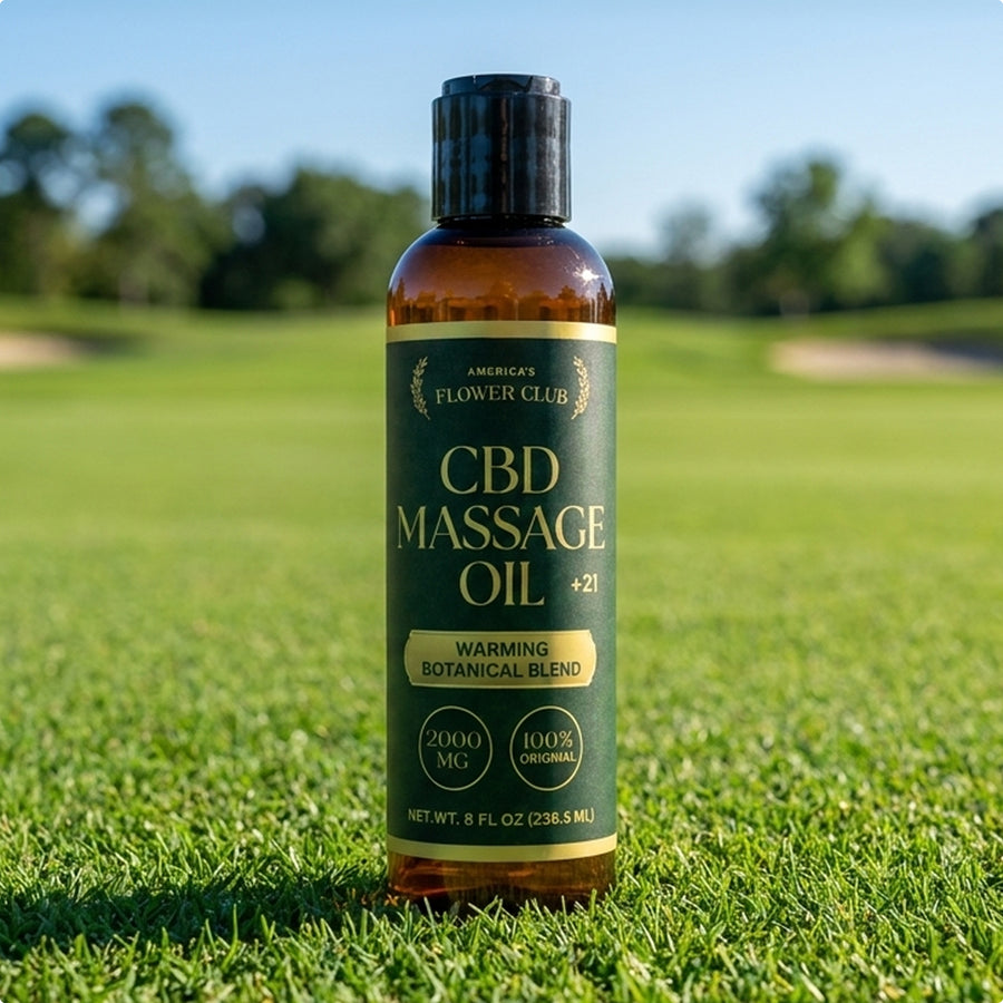 CBD Massage Oil Warming Botanical Blend 2000 MG