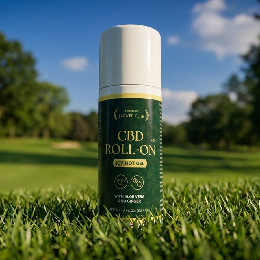 CBD Roll-On Icy Hot Gel 2000 MG with Aloe Vera and Ginger